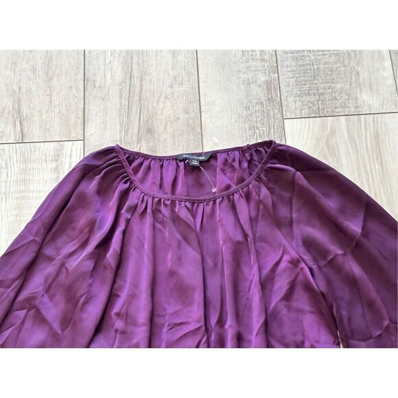 Banana Republic purple blouse size XS - Picture 2 of 10
